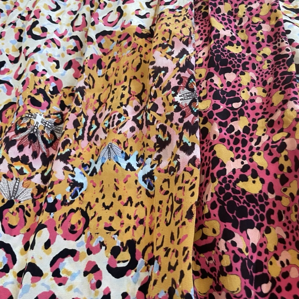 Anthro Bhanuni By Jyoti Maxi Skirt Sz 4 Colorful‎ Boho Animal Print Maximalist - Picture 10 of 16